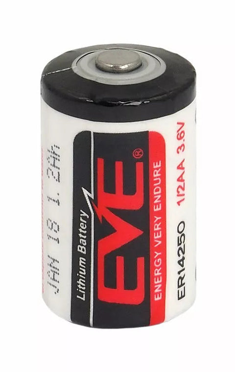 2x EVE ER14250 1/2 AA 3.6V Li-SOCl2 Lithium Battery Bobbin Cell