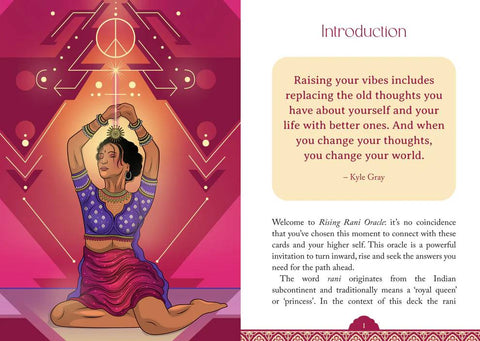 Rising Rani Oracle Cards Deck 36-Card Set + Guidebook | Rockpool