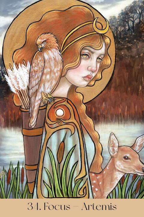 Maidens of the Wheel Oracle Deck by Tammy Wampler Blue Angel 45 Cards