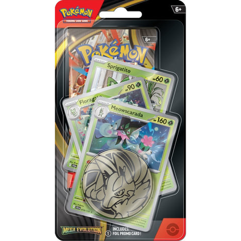 Pokemon TCG Mega Evolution Premium Checklane Blister Pack Meowscarada