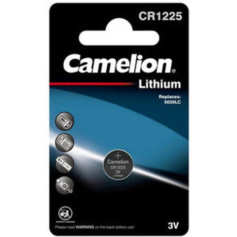 1x Camelion CR1225 3V Lithium Coin Cell Battery for Watch Calculator