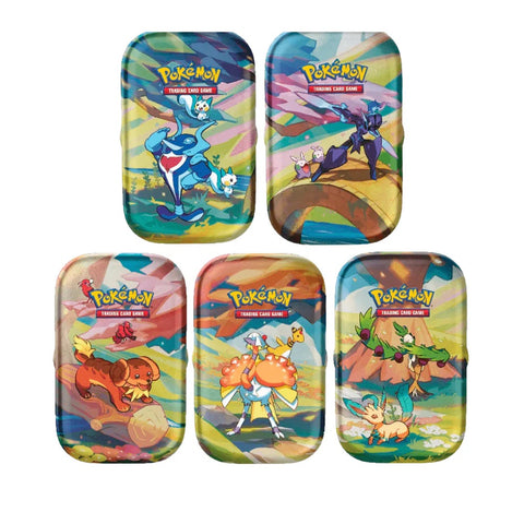 Pokemon TCG Scarlet & Violet Vibrant Paldea Mini Tin 2 Booster Packs