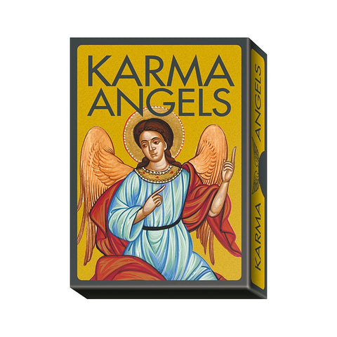 Karma Angels Oracle Cards Deck by Catz Goodwin Lo Scarabeo 32 Card Set