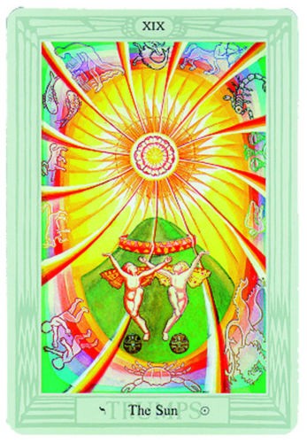 Aleister Crowley Thoth Tarot - Pocket Deck Cards Esoteric Fortune Telling Agm