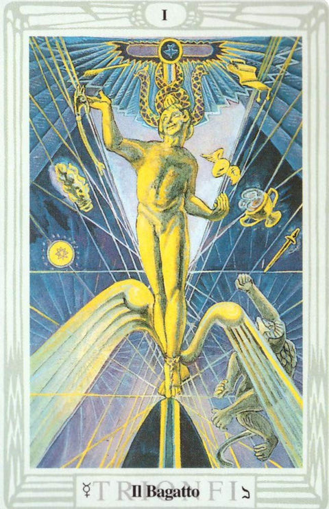 Aleister Crowley Thoth Tarot Pocket Version Italian Edition Deck Cards Agm NEW