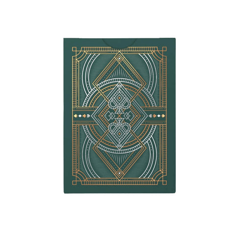 Bicycle Byzantine Playing Cards Deck Green Poker Size Custom Design