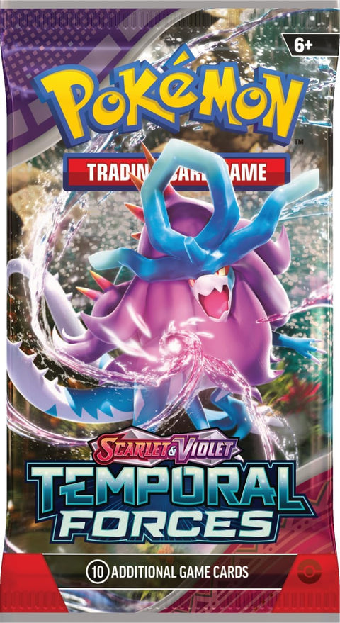Pokemon TCG Scarlet & Violet Temporal Forces Half Booster Box 18 Packs