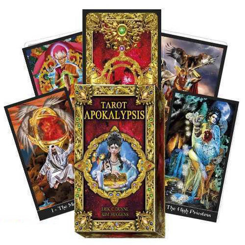Apokalypsis Tarot Kit Cards Deck Book Box Set Dunne Huggens Lo Scarabeo NEW