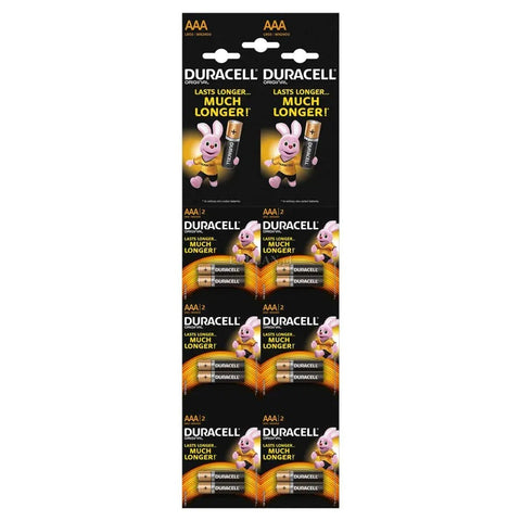 12x Duracell Simply AA 1.5V LR6 Alkaline Batteries Bulk Pack