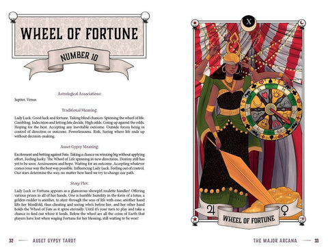 AUSET GYPSY TAROT CARDS DECK SCHIFFER PUBLISHING JAMES JACOB PIERRI HEATHER NEW
