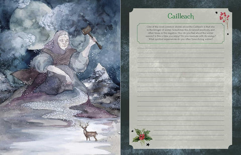 Seasons of the Witch Yule Guided Journal by Rockpool | 50 Oracle Prompts