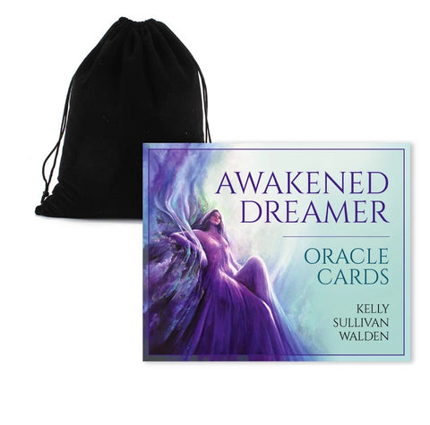 Awakened Dreamer Oracle Deck 55 Cards by Kelly Sullivan Walden + Bag