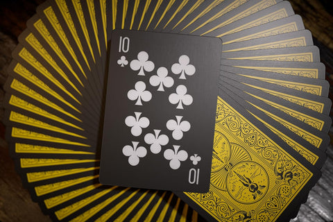 Bicycle Reverse Yellow Black Playing Cards Deck Poker Magic Tricks