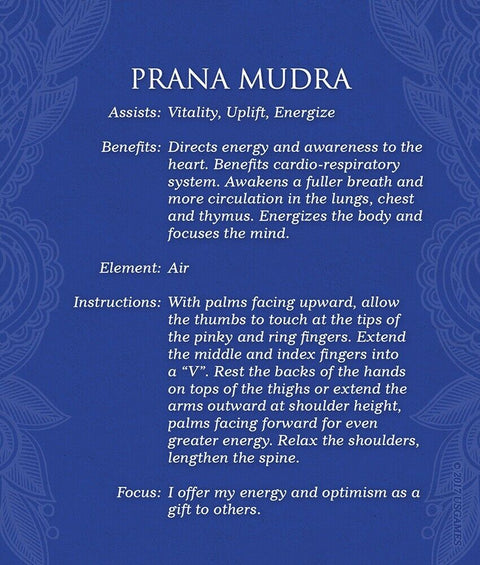 Mudras for Awakening the Five Elements Deck & Guidebook Set US Games