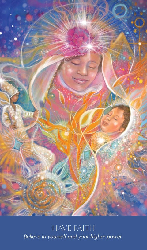 Soul Wisdom Oracle cards Blue Angel