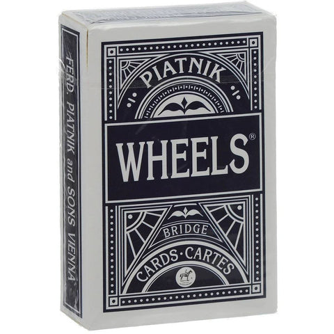 Piatnik Wheels Bridge Playing Cards Deck Red/Blue 55 Card Made in Austria