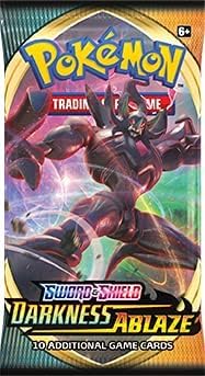 Pokemon TCG Darkness Ablaze 10 Card Booster Pack English Sealed