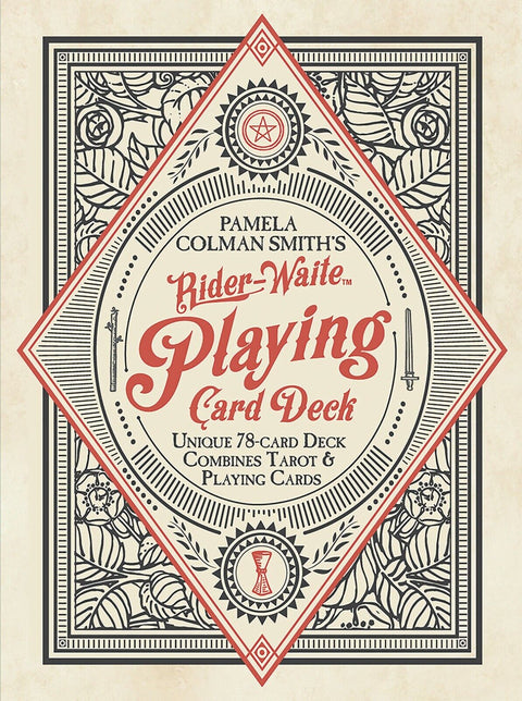 Rider-Waite Tarot Poker Playing Cards Deck with Guidebook by US Games