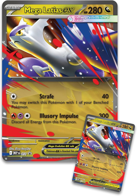 Pokemon TCG Mega Latias EX Collection Box – 4 Booster Packs + Promo Card