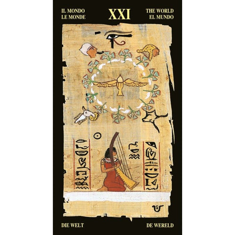 Egyptian Tarot Deck 78 Cards by Lo Scarabeo Esoteric Fortune Telling