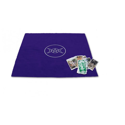 Lo Scarabeo Velvet Tarot Cloth Pagan Circle Green 80x80 cm