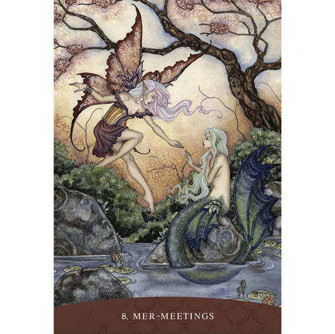 Sisters of the Sea Card Deck Mermaids Magic Blue Angel By Lucy Cavendish