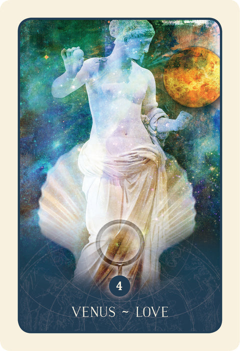 Black Moon Astrology Oracle Cards Deck by Susan Sheppard Blue Angel