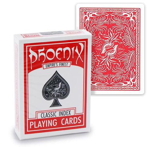 Phoenix Empire Red Playing Cards Poker Deck for Magic Tricks USPCC