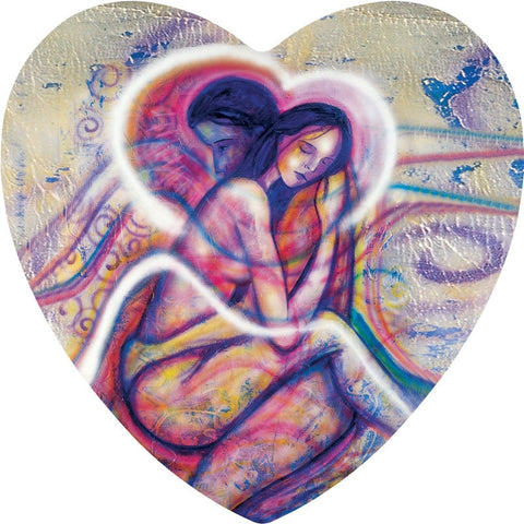 Lovers Oracle Cards Deck by Blue Angel, 44 Heart Shaped Love Messages