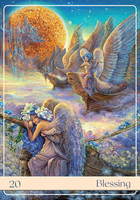 Angelic Vibrations Oracle Cards Deck Josephine Wall 50-Card Findhorn