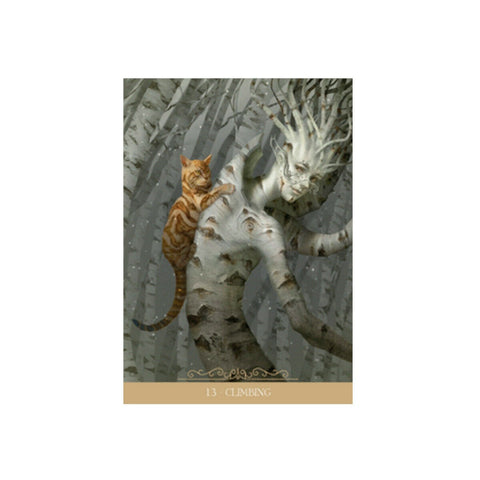Barbieri Fantasy Cat Oracle Deck 23 Cards Lo Scarabeo Divination Set