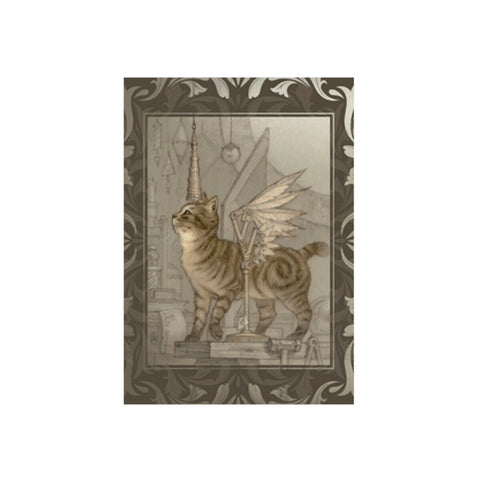 Barbieri Fantasy Cat Oracle Deck 23 Cards Lo Scarabeo Divination Set