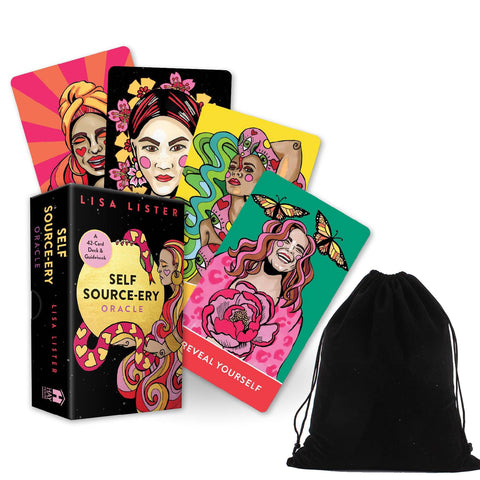 Self Source-Ery Oracle Cards Deck Lisa Lister Hay House With Bag