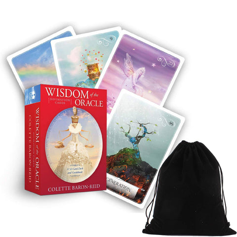 Wisdom Of The Oracle Divination Cards Deck By Colette Baron-Reid With Bag