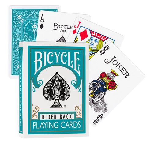 Bicycle Rider Back Playing Cards (Turquoise)