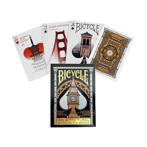 Bicycle Architectural Wonders Of The World Playing Cards Deck Quality