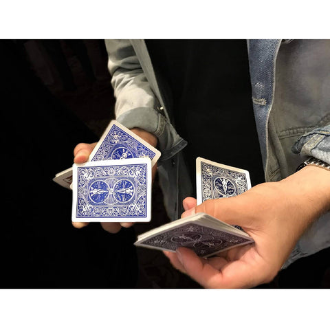 Bicycle Standard Rider Back Blister Pack 2 Decks Playing Cards 1 Red 1 Blue