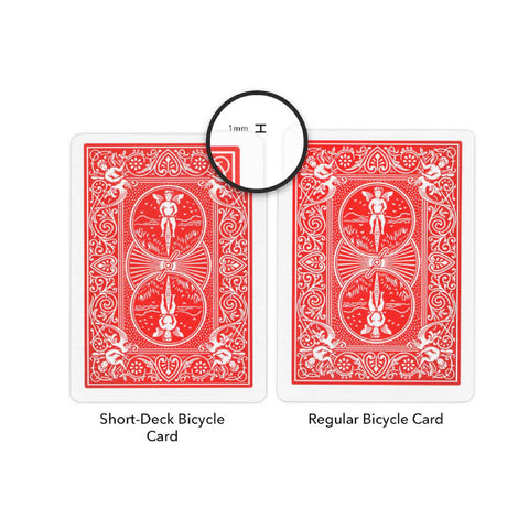 Bicycle Rider Standard Magic Short cards (Red)
