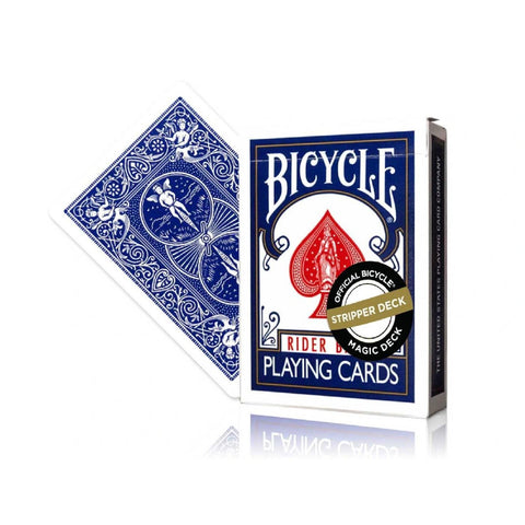 Bicycle Rider Back Stripper playing cards (Blue)