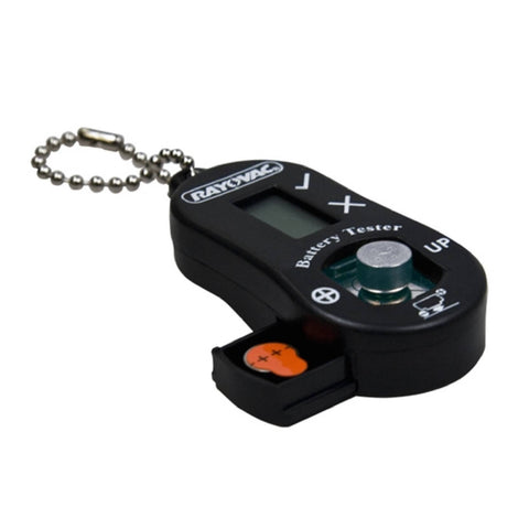 Rayovac Battery Tester For Hearing Aid Batteries Holder With Keychain