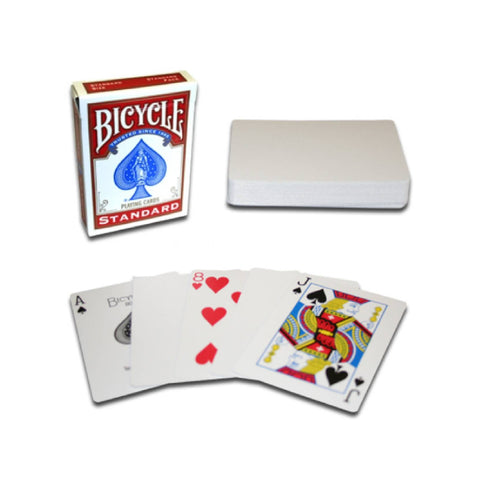 Bicycle Blank Back Standard Face Red White Magic Tricks Cards Deck USpcc