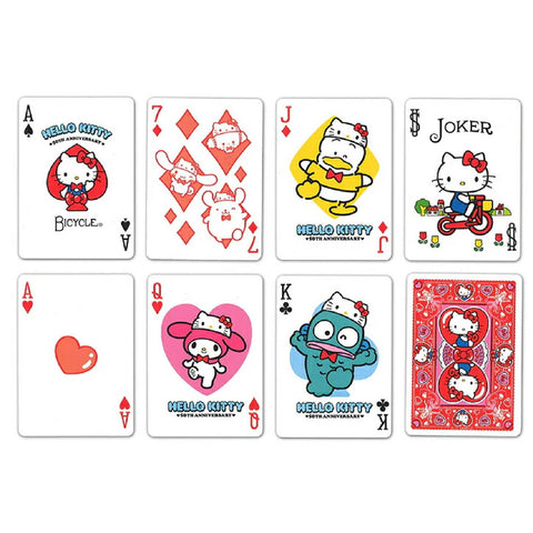 Bicycle Hello Kitty 50th Anniversary Playing Cards Deck