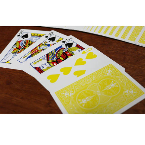 Bicycle Yellow Playing Cards Deck Rider Back Magic Tricks Poker USpcc