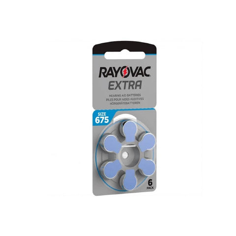 6x Rayovac Acoustic Special Size 675 Mf Pr44 Hearing Aid Batteries 1.45V Zinc Air