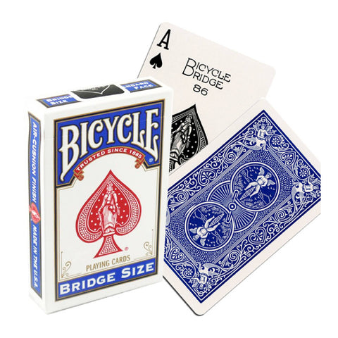 Bicycle Rider Back Bridge Size cards deck (Blue)