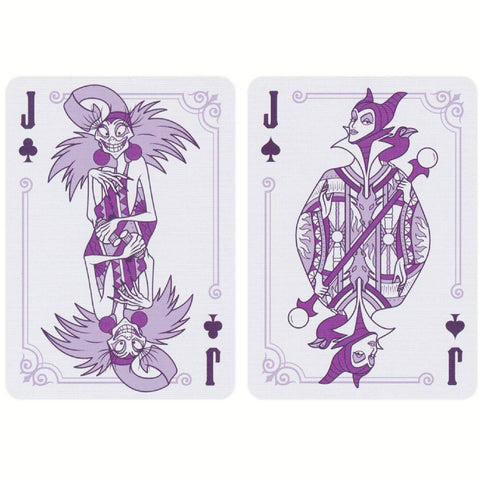 Bicycle Disney Villains Playing Cards Purple Deck Poker Size Made In USA