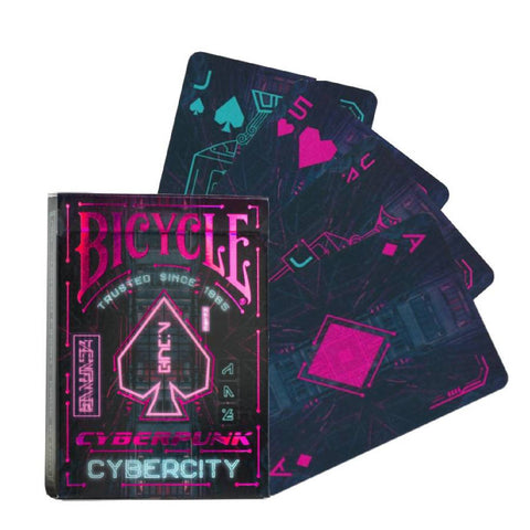 Bicycle Cyberpunk Cybercity Playing Cards Deck Poker Size Made In USA