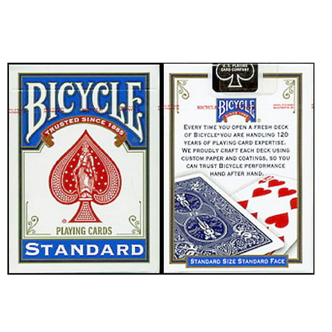 Bicycle Rider Standard Poker Cards Color Blue