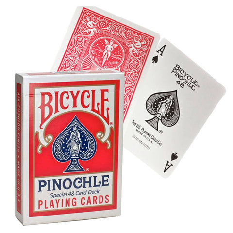Bicycle Pinochle Playing cards Standard Red