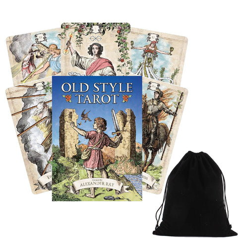 Old Style Tarot Cards Deck & Booklet By A. Ray US Games Systems With Bag